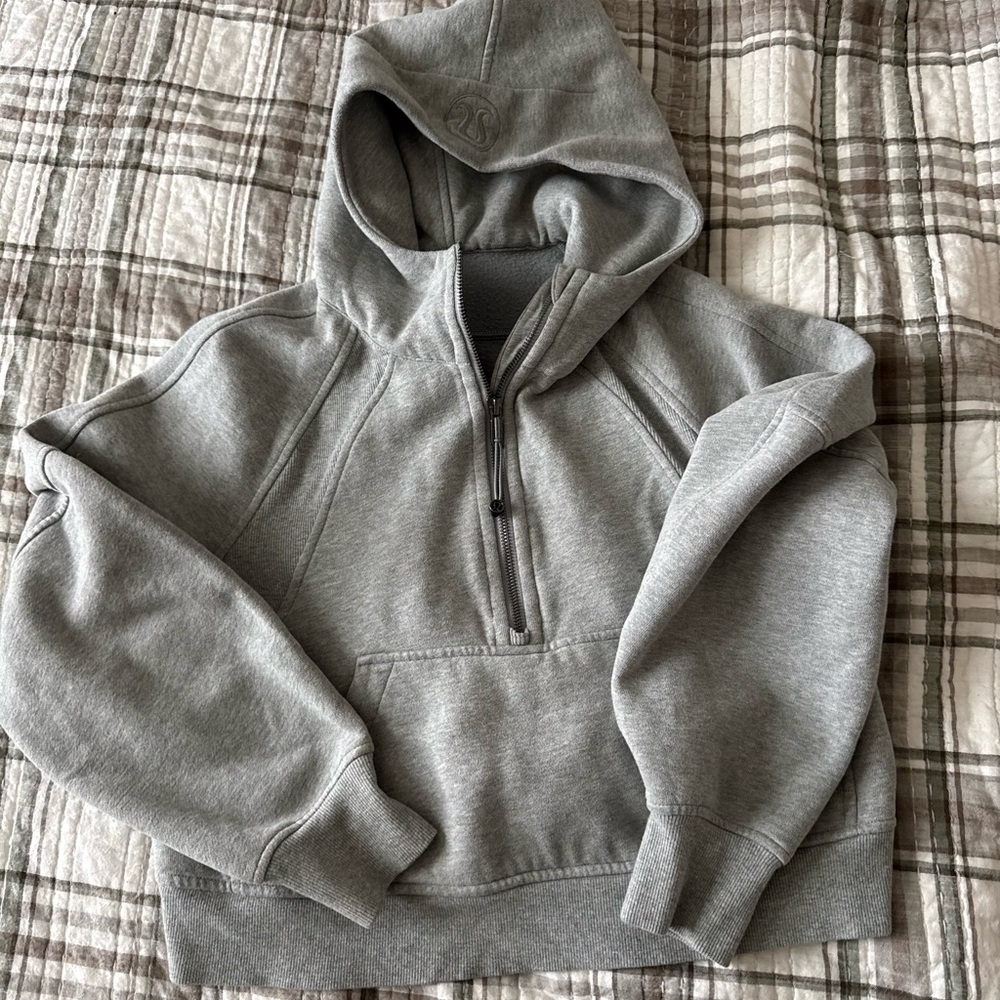Lululemon grey scuba hoodie